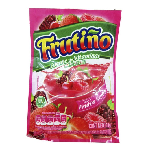 [048112] Frutiño Frutos Rojos 18Gr
