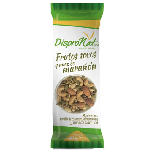 [050253] Frutos Secos Y Marañón Dispronat 40Gr