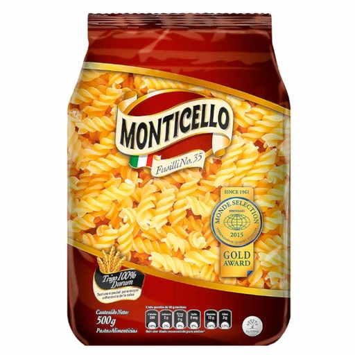[001159] Fusilli Monticello 500Gr