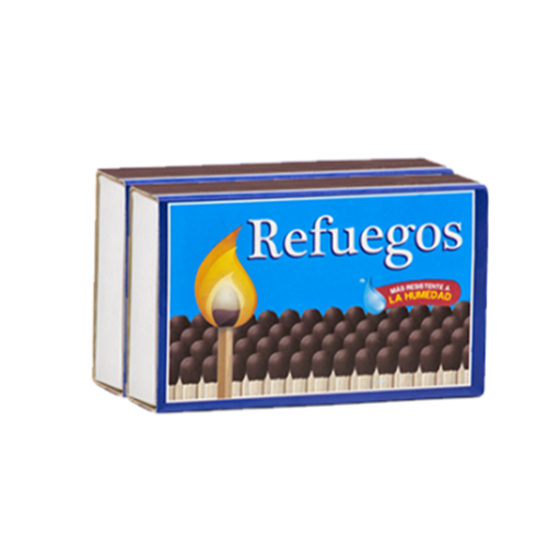 [047375] Fósforos De Madera Refuegos 2 Unidades