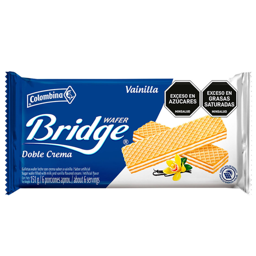 [013145] Galleta Bridge Vainilla/Leche 151Gr