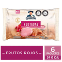 Galleta Frutos Rojos Quaker  Con Avena Flotadas 6 Unidades 204Gr
