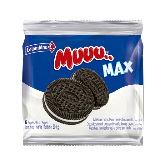[052427] Galleta Muuu Max 6 Unidades 204Gr