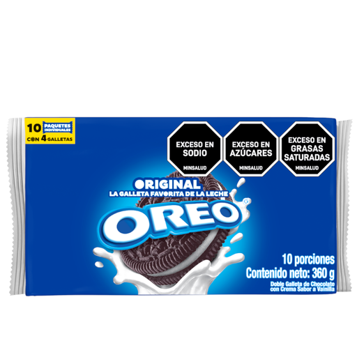 [052451] Galleta Oreo Original Vainilla 10 Unidades 360Gr