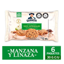 Galleta Quaker Manzana Linaza 180 Gr 6 Unidades