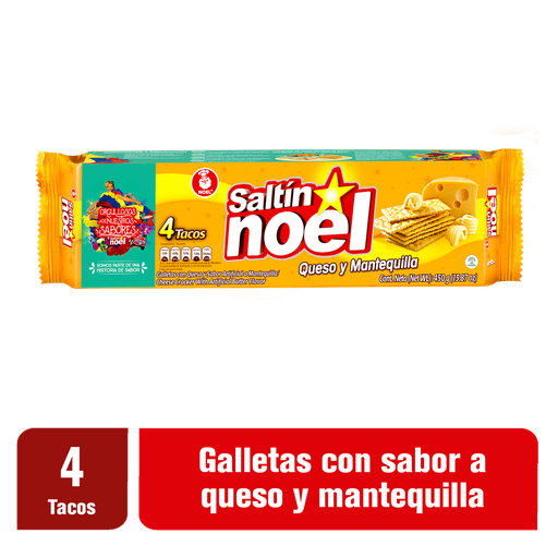 [009547] Galleta Saltin Noel Queso Mantequilla 4Tacos 450Gr Precio Especial