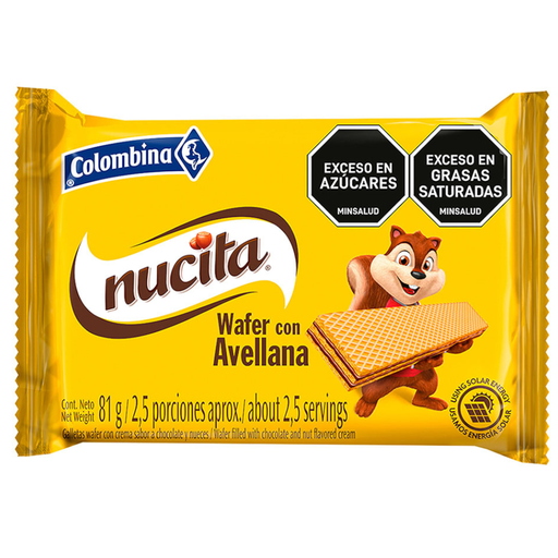 [023192] Galleta Wafer Nucita 81Gr