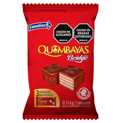 [020167] Galletas Bridge Quimbayas Chocolate 51.6Gr
