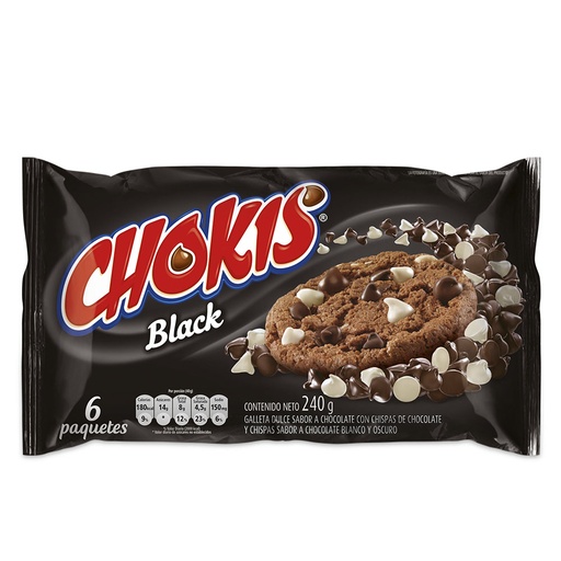 [045945] Galletas Chokis Black 240Gr