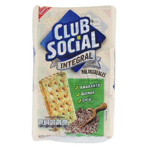 [048836] Galletas Club Social Integral Multicereal 216Gr