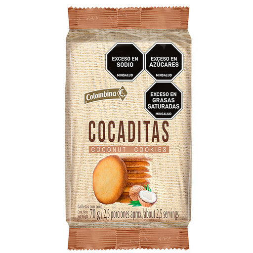 [051448] Galletas Colombina Cocaditas 70Gr
