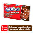Galletas Festival Chocolate 12 Paquetes 403Gr