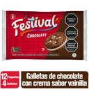 Galletas Festival Chocolate 12 Paquetes 403Gr