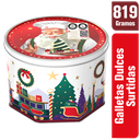 Galletas Navidad Noel Tambor Lata 819Gr