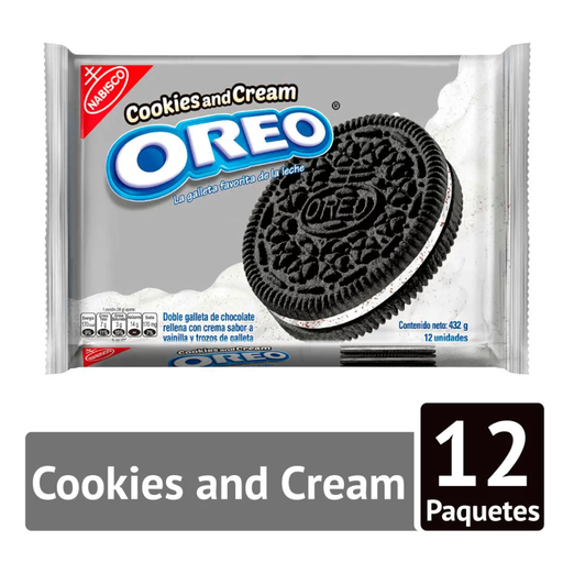 [017363] Galletas Oreo Cookies And Cream 432Gr