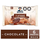 Galletas Quaker Con Avena Flotadas Sabor Chocolate 6 Unidades 204Gr