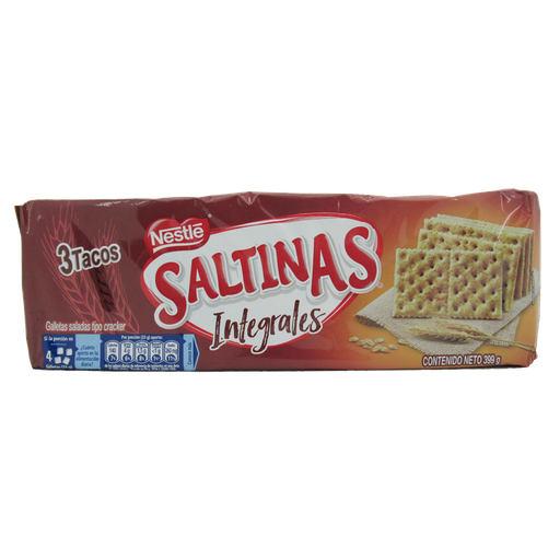 [052018] Galletas Saltinas Integral 3 Tacos 399Gr