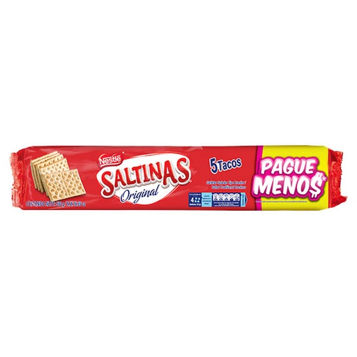 [047252] Galletas Saltinas Original 5 Tacos 530Gr Pague Menos