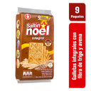 Galletas Saltín Noel Integral 9 Paquetes Individuales 216Gr