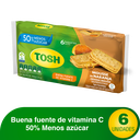 Galletas Tosh Mousse Naranja 6 Paquetes 148.8Gr