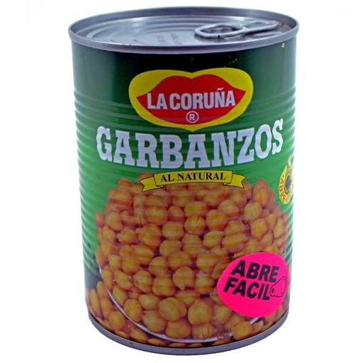 [003205] Garbanzos Al Natural La Coruña Lata 600Gr