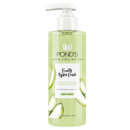 [053412] Gel Limpiador Facial Ponds Fruity Hydra Fresh Con Extracto De Aloe  200Ml