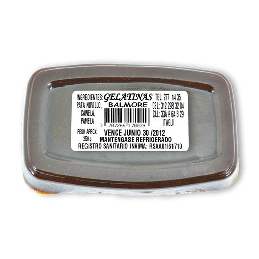 [003513] Gelatina Balmore 250Gr