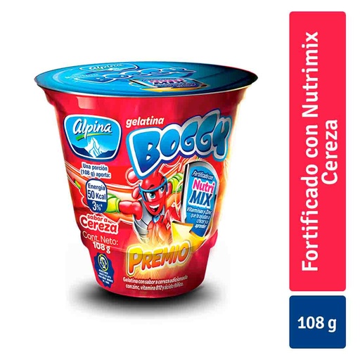 [046068] Gelatina Boggy Cereza Premio 108Gr