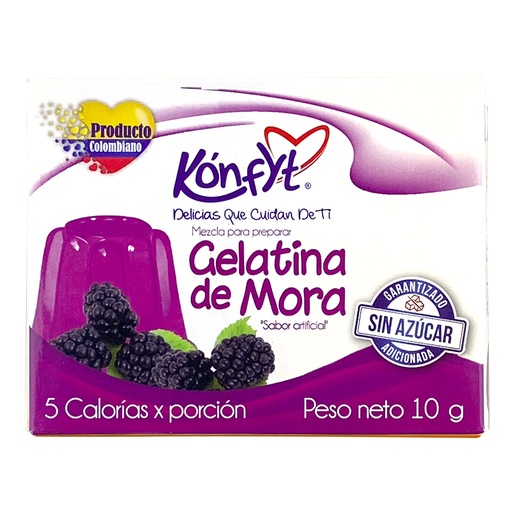 [004534] Gelatina Kónfyt Mora Sin Azucar 10Gr