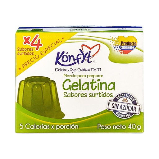 [010644] Gelatina Kónfyt Surtida Pague 3 Lleve 4