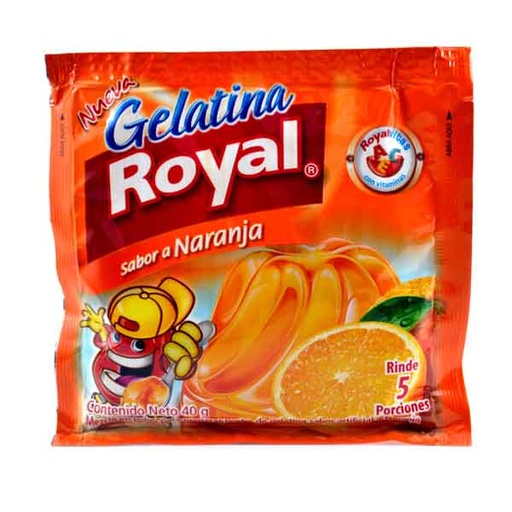 [004337] Gelatina Royal Naranja 40Gr