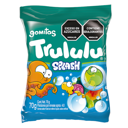 [052796] Gomitas Trululu Splash Rellenas 70Gr