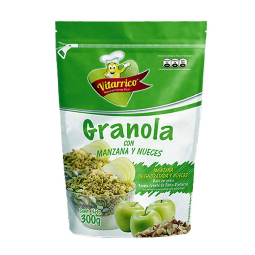 [049037] Granola Vitarrico Manzana y Nueces 300Gr