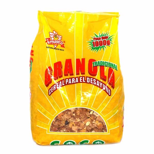 [000016] Granola Vitarrico Tradicional Coco Bolsa 1000Gr