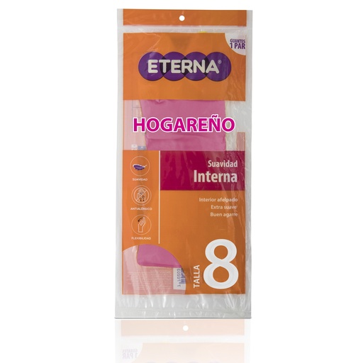 [002033] Guantes Eterna Basics Hogareño Talla 8
