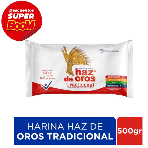 [009153] Harina De Trigo Haz De Oros 500Gr