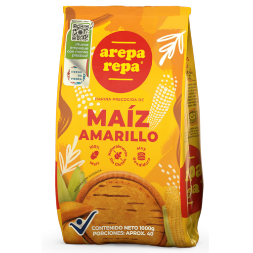 [052359] Harina Maíz Amarillo Arepa Repa 1000Gr