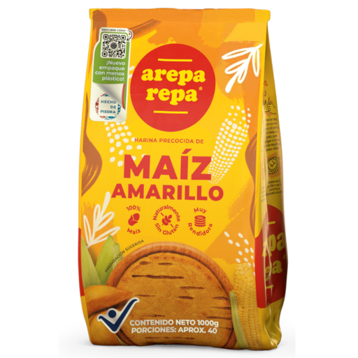 [052359] Harina Maiz Amarillo Arepa Repa 1000Gr
