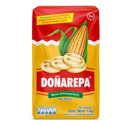 [008575] Harina Maiz Amarillo Doñarepa 1000Gr