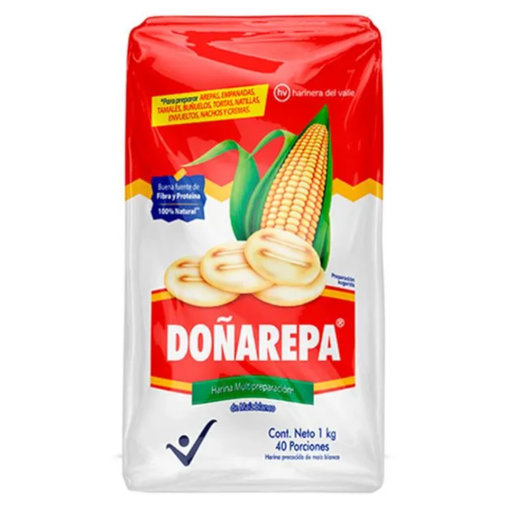 [008576] Harina Maiz Blanco Doñarepa 1000Gr