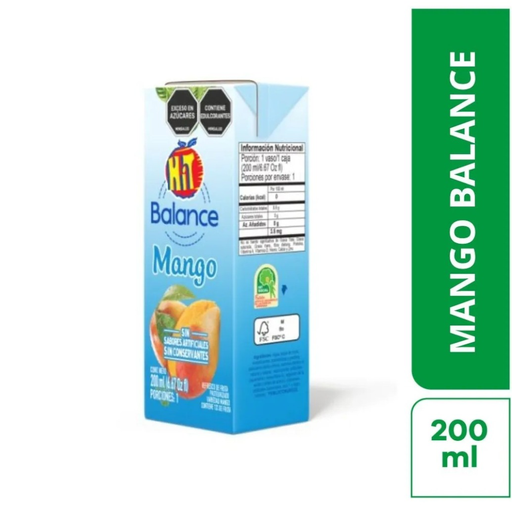 [002673] Hit Balance Mango Tetrapak 200Ml