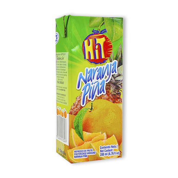 Hit Naranja Piña Tetrapak 200Ml | SuperBooM