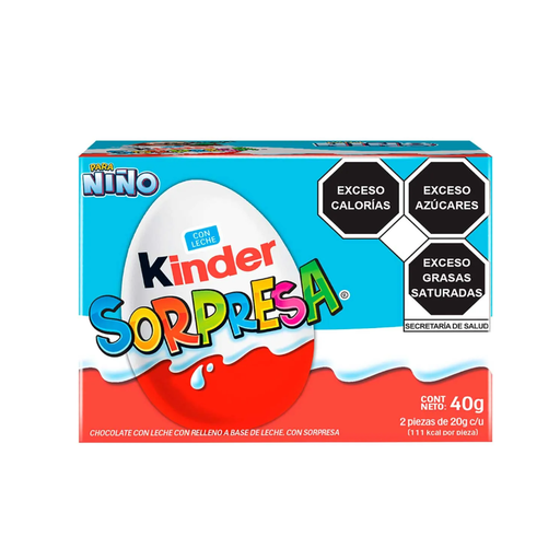 [019015] Huevo Kinder Sorpresa Niño 40Gr