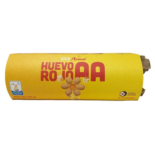 [000350] Huevos Avinal AA Rojo 15 Unidades