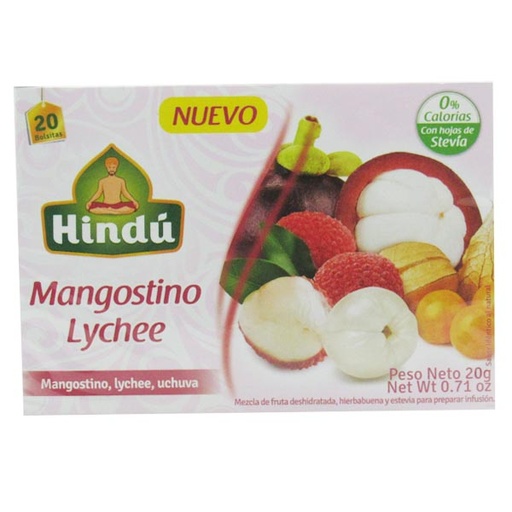 [049410] Infusión Hindú Mangostino Lychee 20Gr