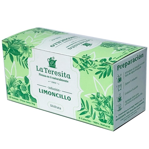 [002983] Infusión La Teresita Limoncillo 20 Unidades 15Gr