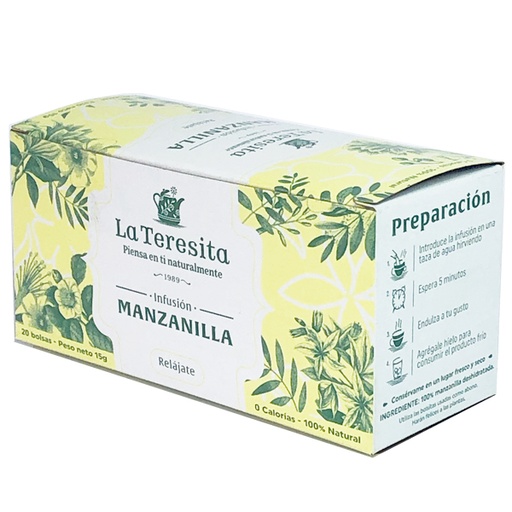 [002986] Infusión La Teresita Manzanilla 20 Unidades 15Gr
