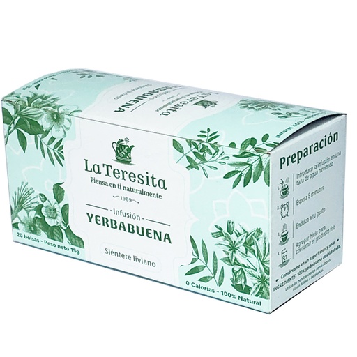 [002997] Infusión La Teresita Yerbabuena 20 Unidades 15Gr