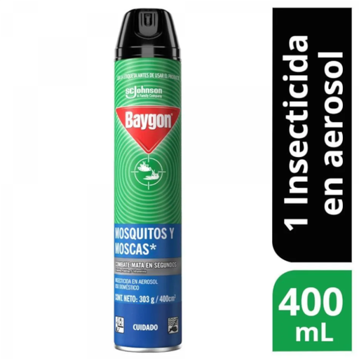 [013594] Insecticida Baygon Mosquitos y Moscas 400Gr