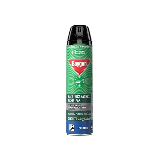 [007664] Insecticida Baygon Verde Cucarachas y Chiripas 241Gr